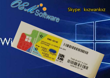 Customize FQC Windows 10 Home Coa Sticker With Oem Activation Key Blank COA