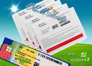 Microsoft Windows 7 Professional 64 Bit Box / Windows 7 Coa Sticker